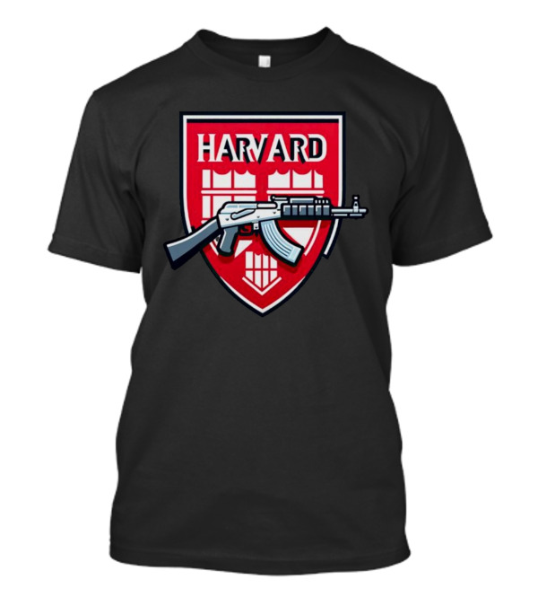 Dr. Eli David Harvard University AK-47 Shield T-Shirt