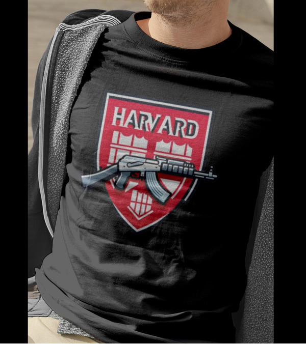 Dr. Eli David Harvard University AK-47 Shield T-Shirt