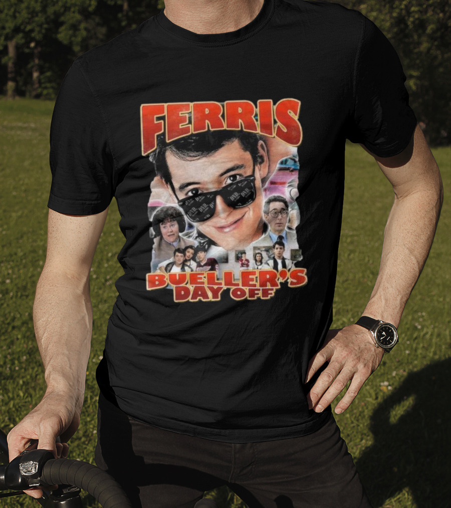 Ferris Bueller's Day Off Vintage Collage T-Shirt