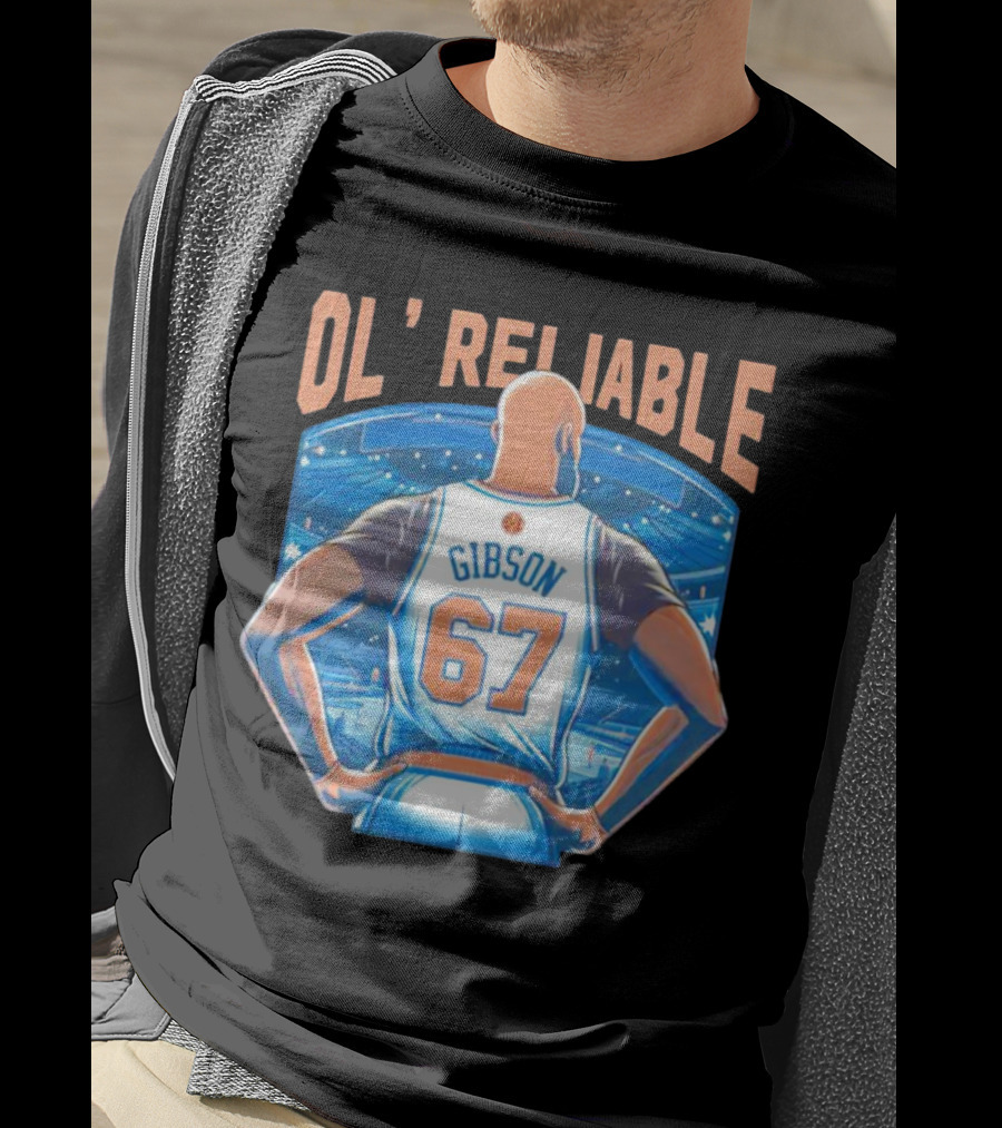 Gibson Ol' Reliable 67 Basketball Arena Scene T-Shirt