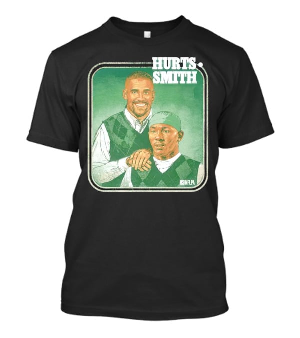 Jalen Hurts DeVonta Smith Philadelphia Step Brothers NFLPA Football T-Shirt