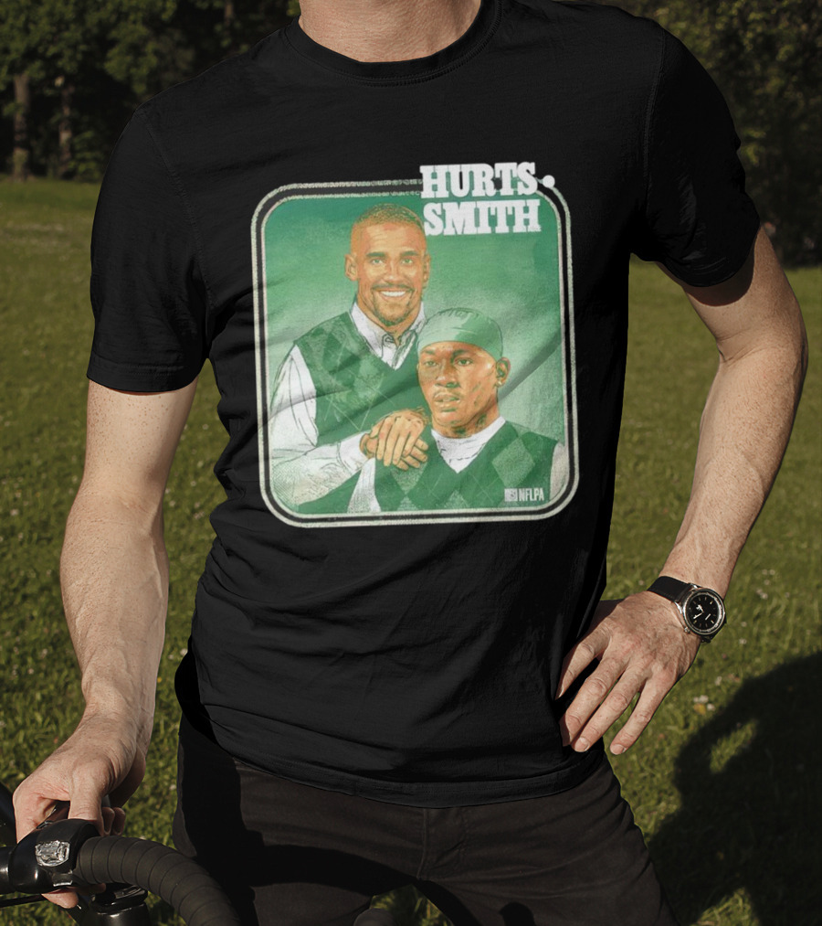 Jalen Hurts DeVonta Smith Philadelphia Step Brothers NFLPA Football T-Shirt