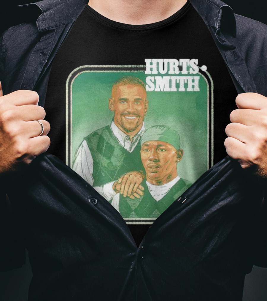Jalen Hurts DeVonta Smith Philadelphia Step Brothers NFLPA Football T-Shirt