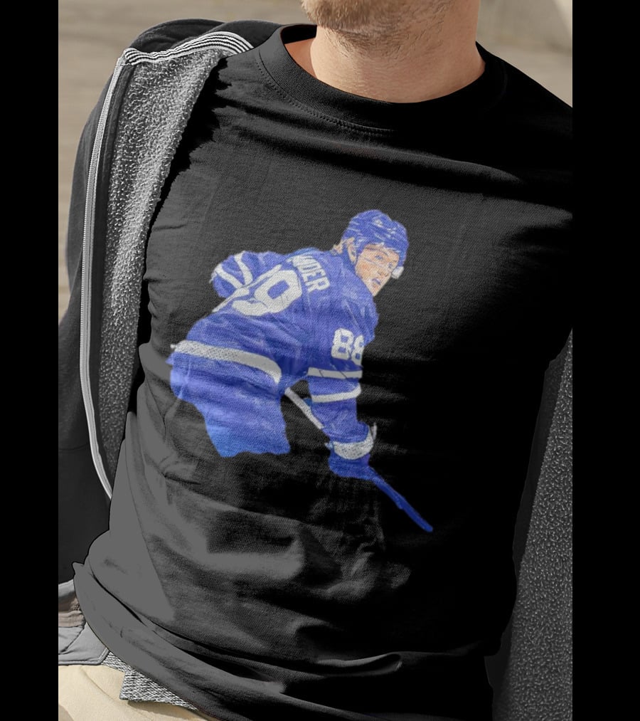 William Nylander Toronto Hockey Player Blue Jersey 88 T-Shirt