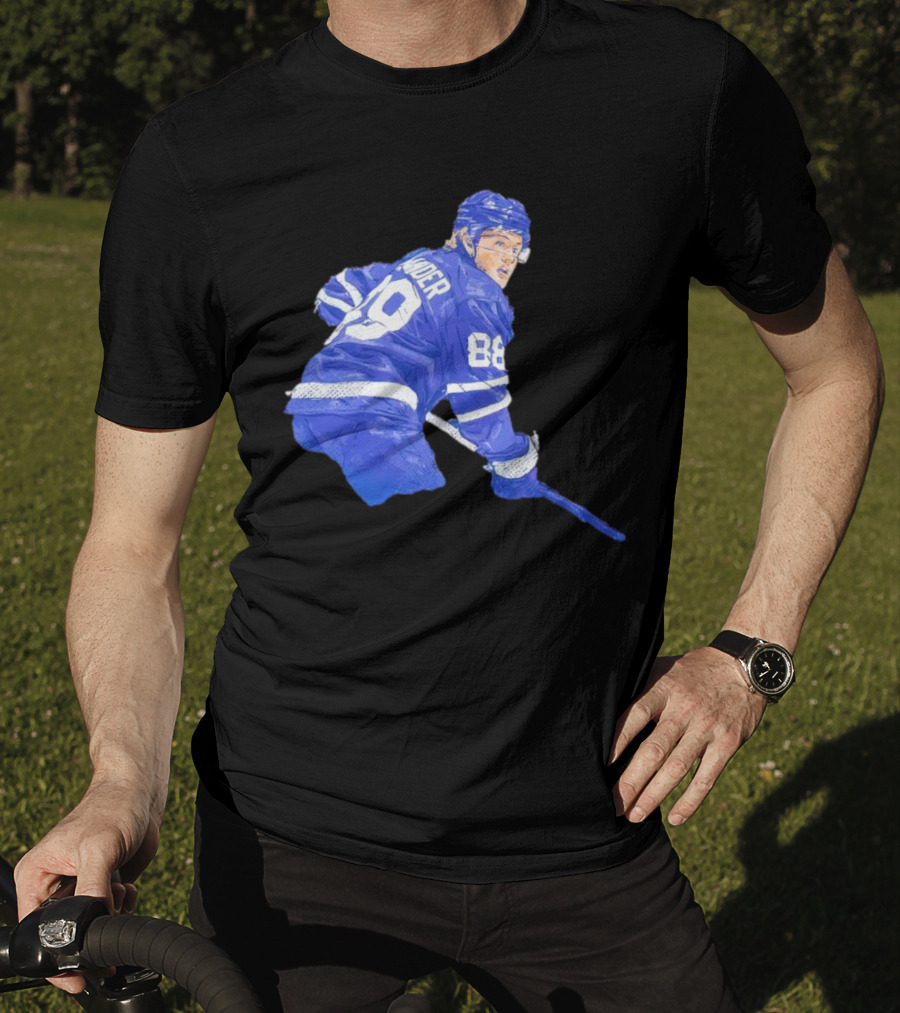 William Nylander Toronto Hockey Player Blue Jersey 88 T-Shirt