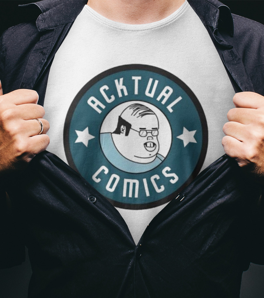 Acktual Comics Star Emblem T-Shirt