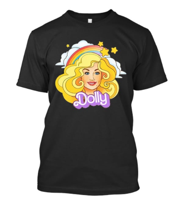 Dolly Rainbow Stars Iconic Doll T-Shirt