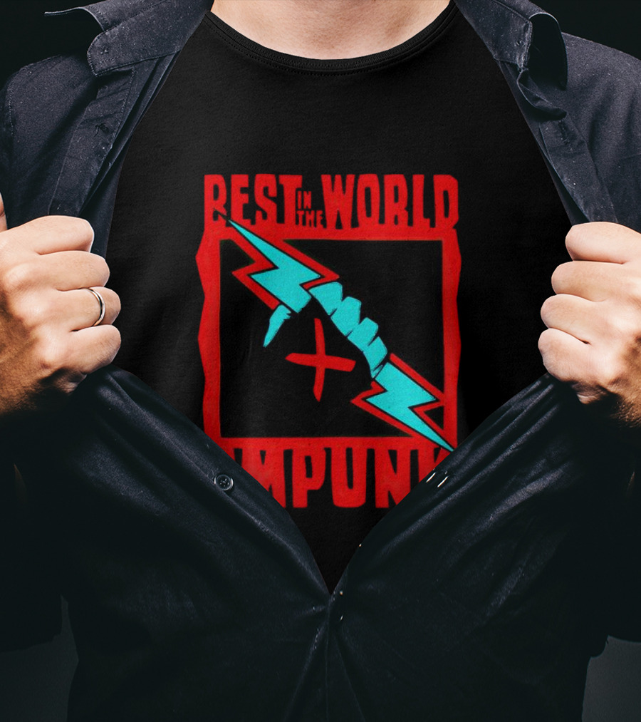 Best In The World CM Punk Catchomania Lightning Fist T-Shirt