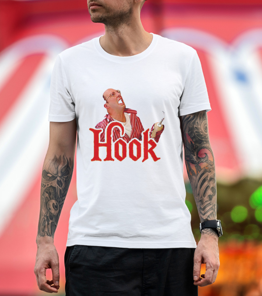 Buster Bluth Hook Screaming Red Striped T-Shirt