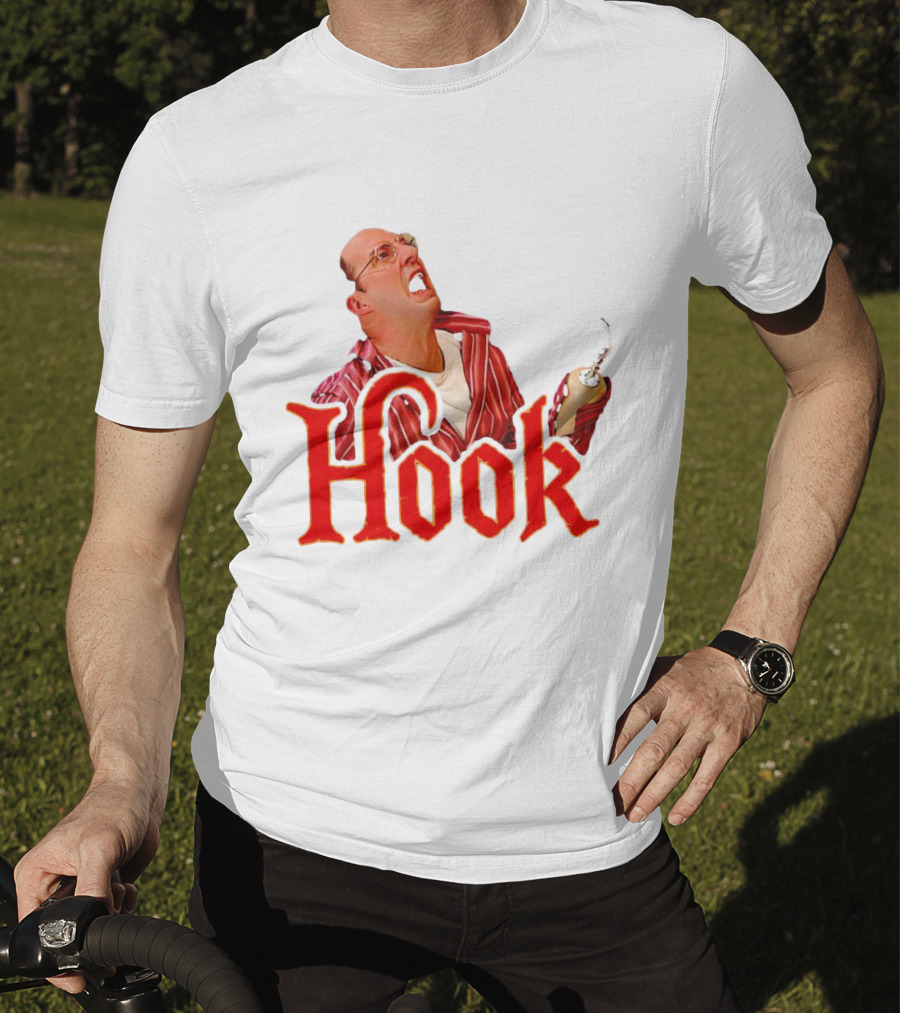Buster Bluth Hook Screaming Red Striped T-Shirt