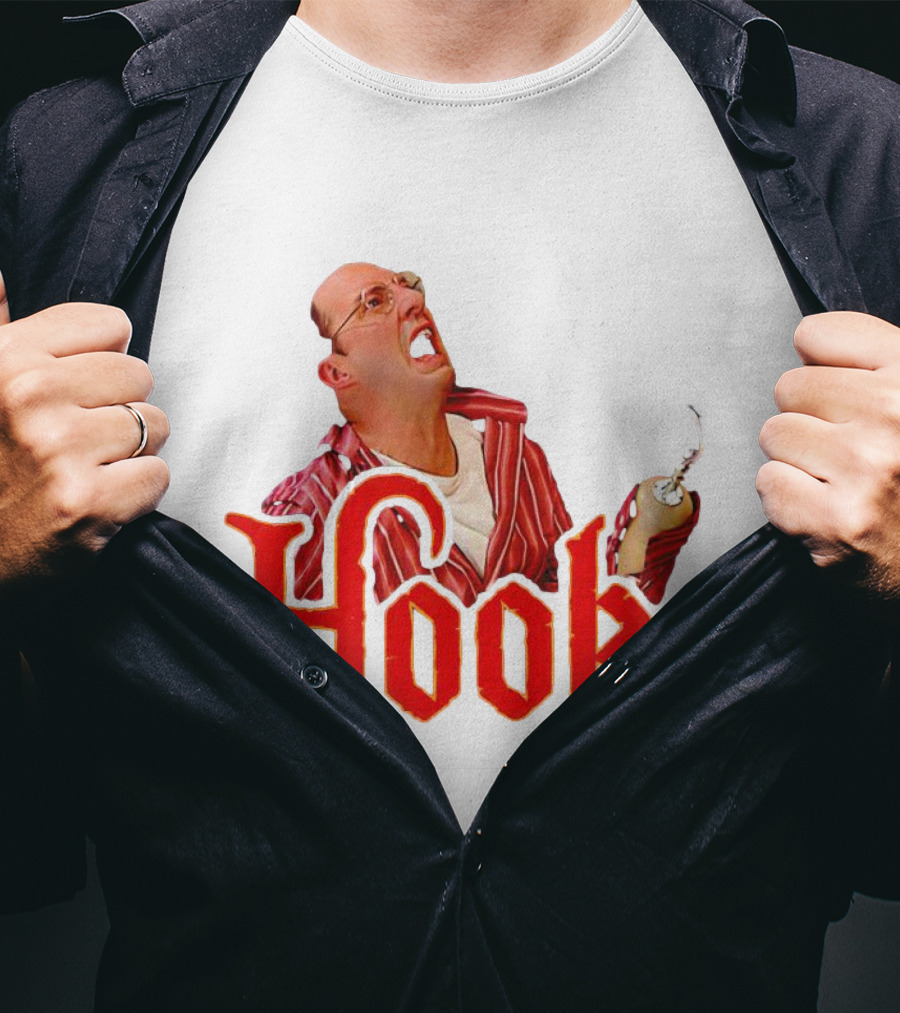 Buster Bluth Hook Screaming Red Striped T-Shirt