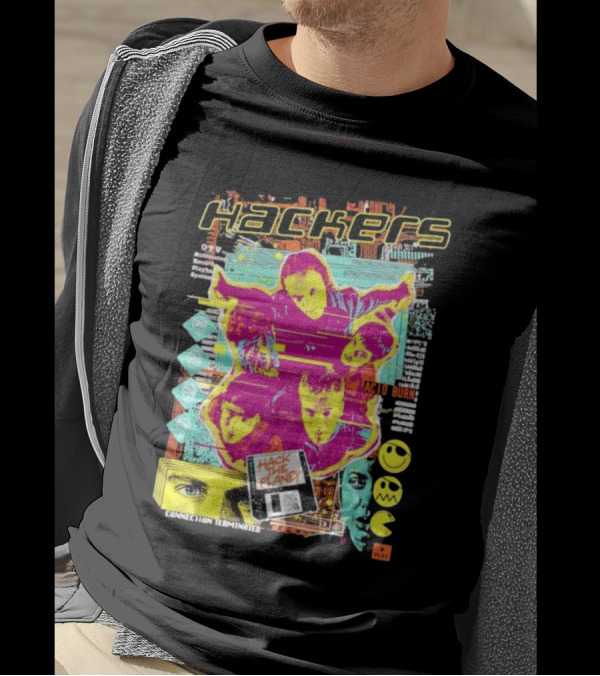 Hackers Acid Burn Connection Terminated Hack The Planet T-Shirt