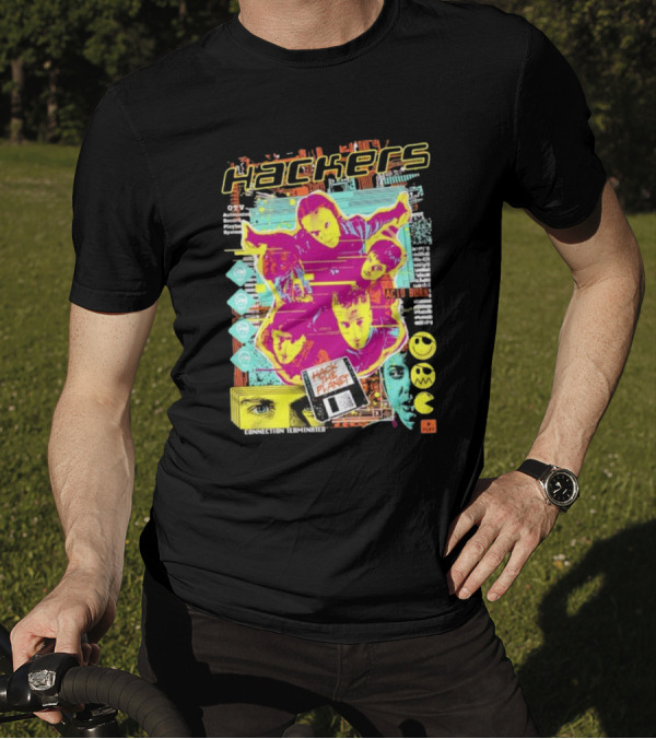 Hackers Acid Burn Connection Terminated Hack The Planet T-Shirt