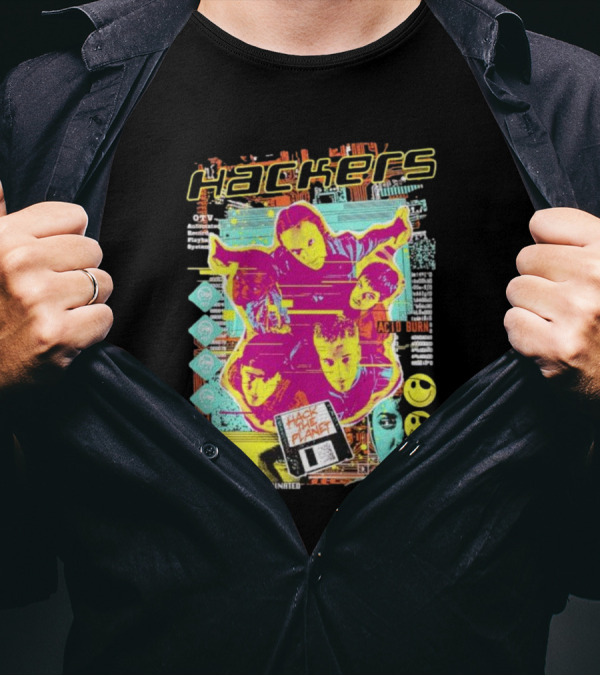 Hackers Acid Burn Connection Terminated Hack The Planet T-Shirt