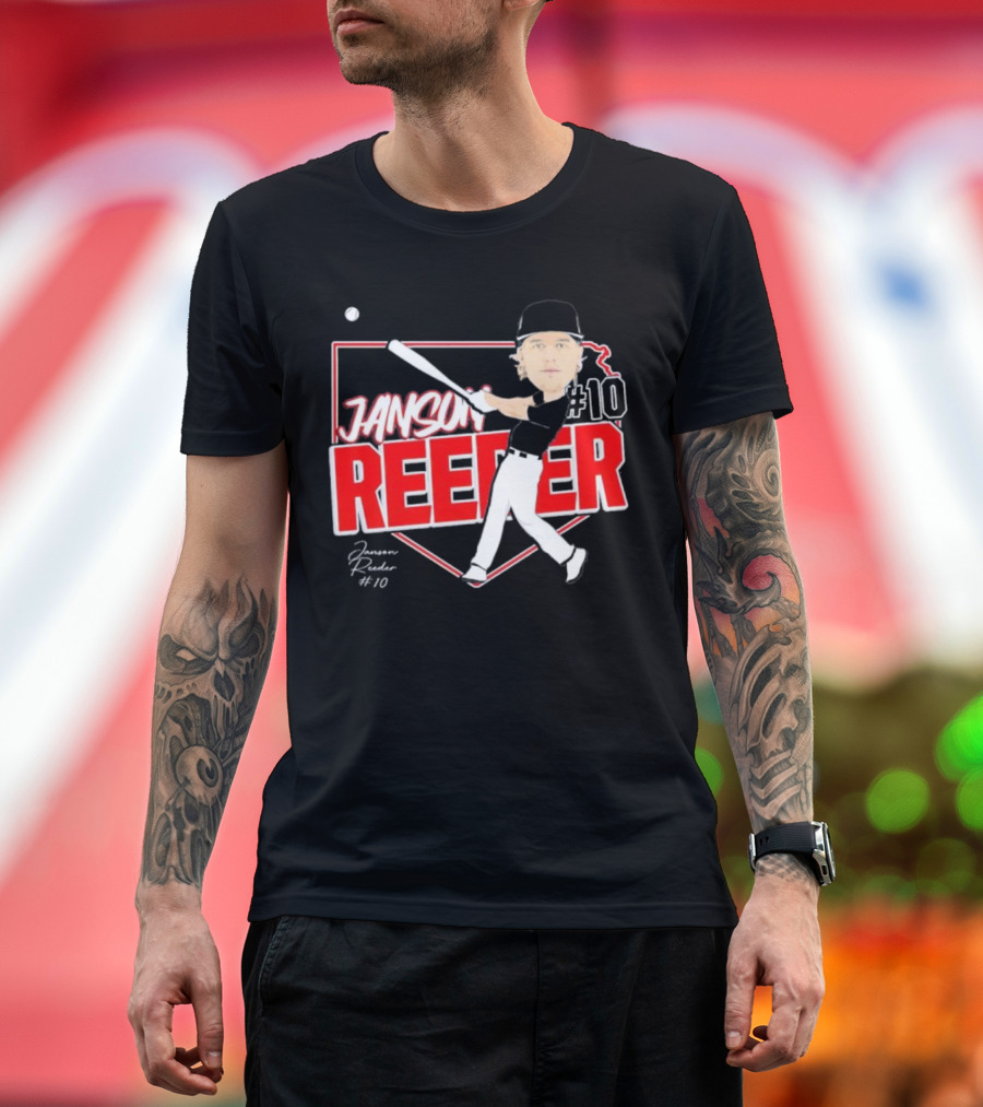 Janson Reeder #10 Baseball Player T-Shirt