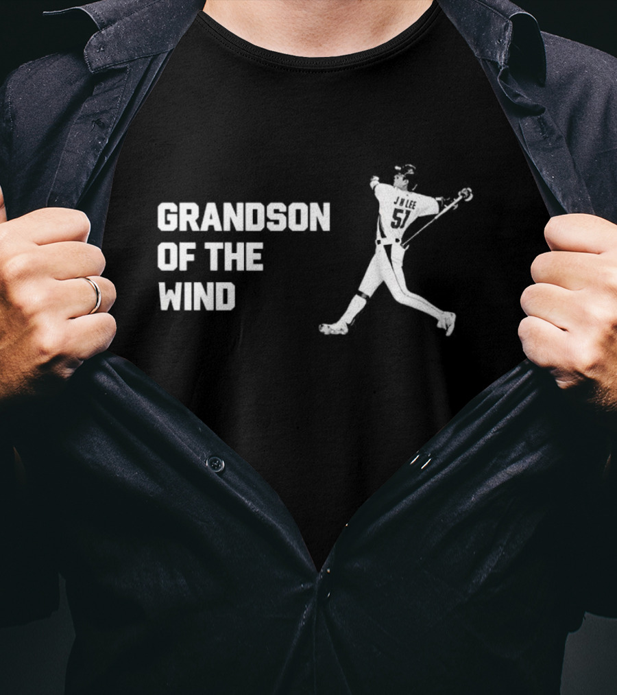 Jung Hoo Lee 51 Grandson Of The Wind Baseball Player T-Shirt