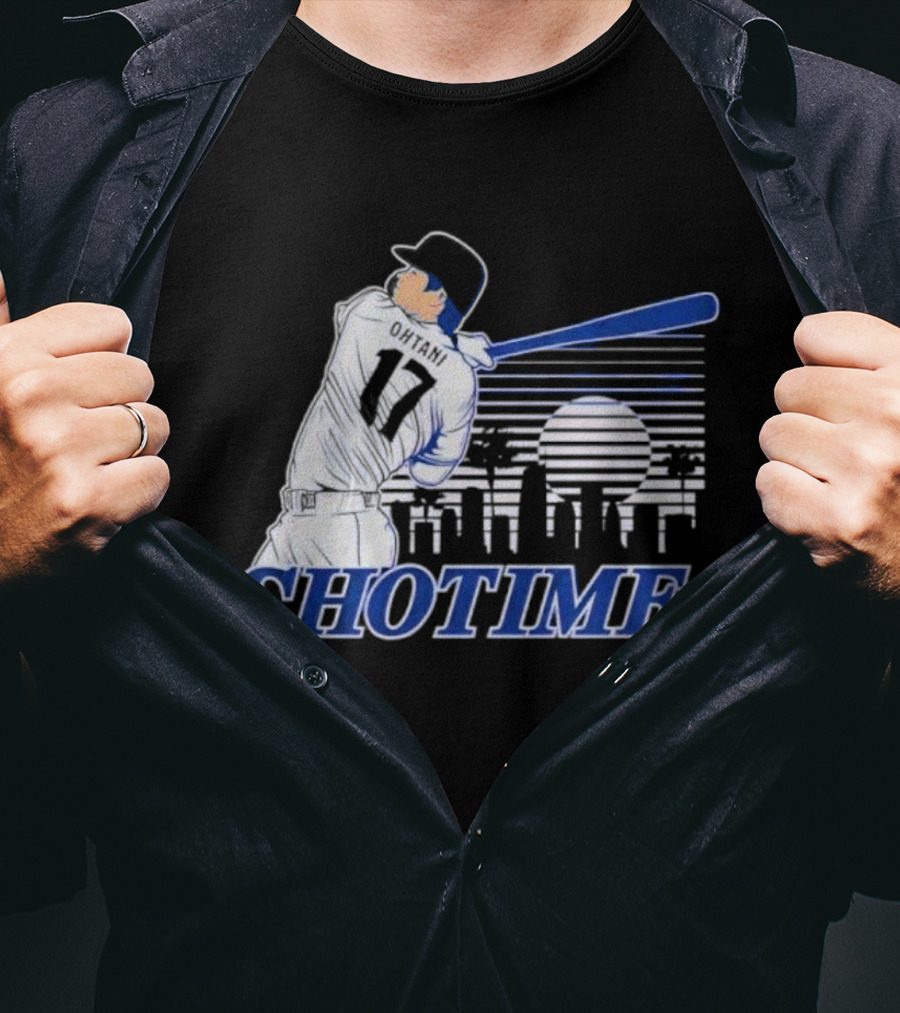SHOHEI OHTANI SHOTIME 17 Skyline Batter T-Shirt