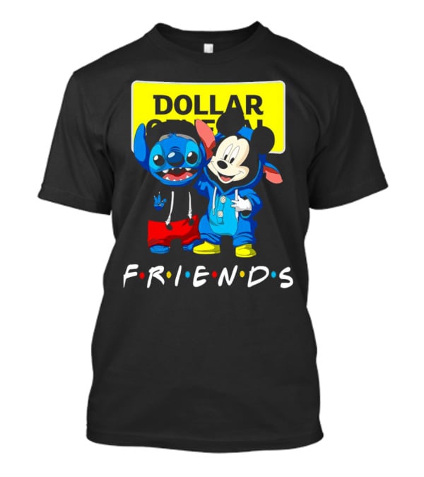 Stitch Mickey Friends Dollar General T-Shirt