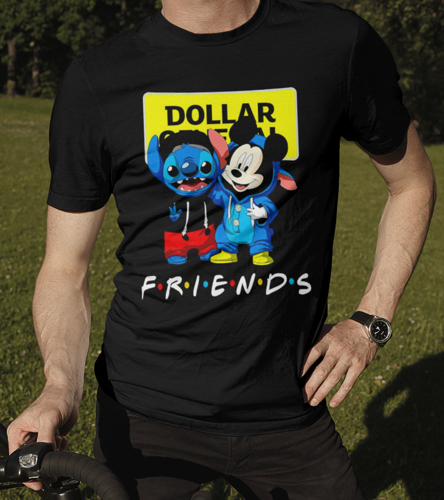 Stitch Mickey Friends Dollar General T-Shirt