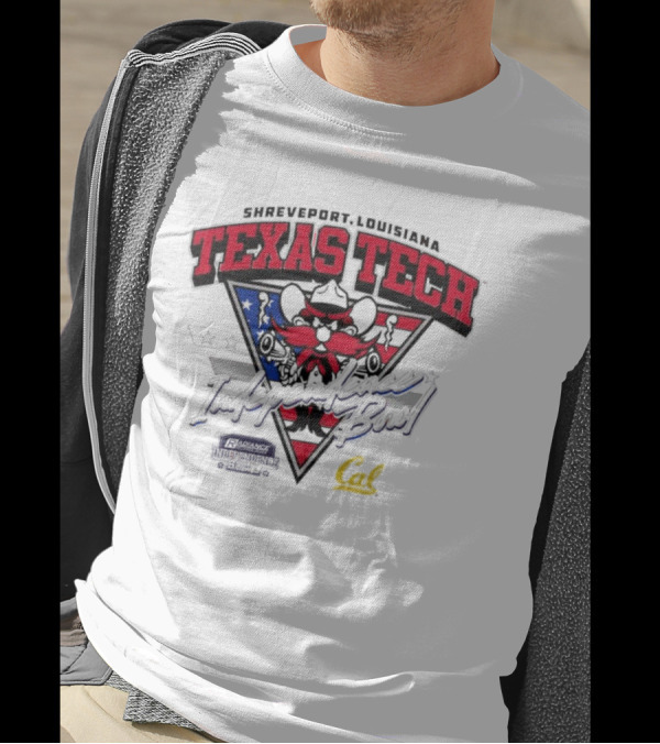 Texas Tech Shreveport Louisiana Red Raider American Script Cal T-Shirt