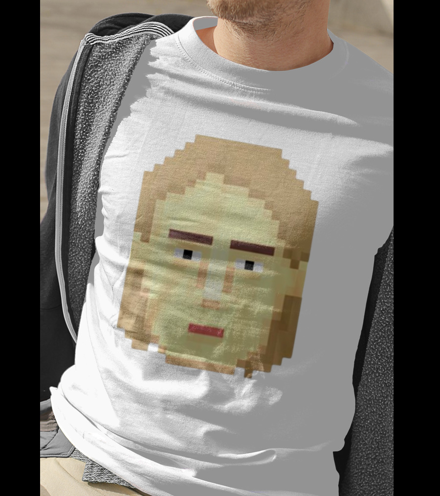 Dadi Freyr Pixel Art 8 Bit Style Face T-Shirt