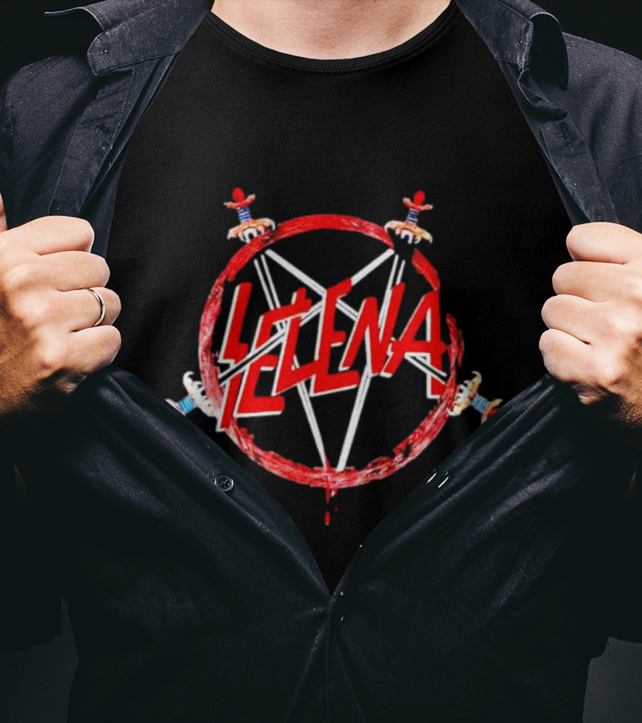 Amor Prohibido Selena Slayer Pentagram Swords T-Shirt