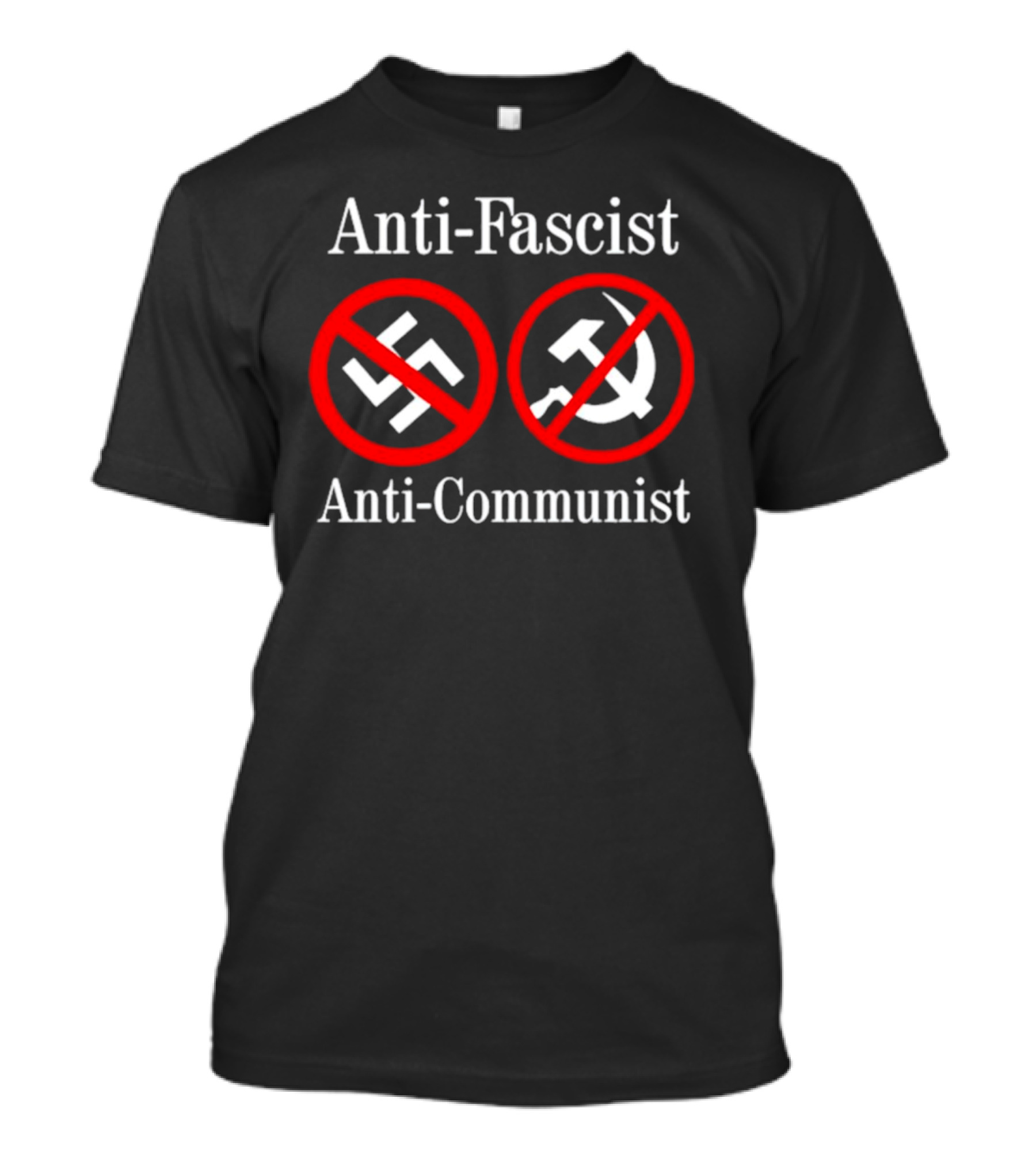 Anti-Fascist Anti-Communist Symbolic Opposition T-Shirt