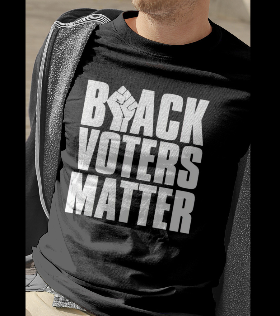 Black Voters Matter Fist Symbol Advocacy T-Shirt