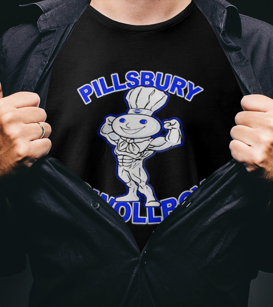 Pillsbury Swole Boy Buff Character Flexing Muscles T-Shirt