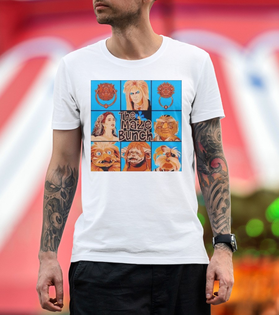 The Maze Bunch Labyrinth Tribute Icons T-Shirt