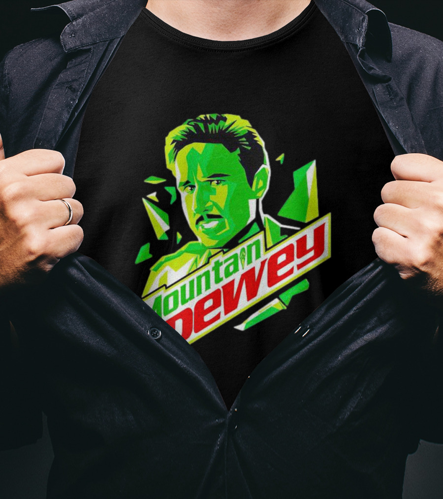 Mountain Dewey Riley Retro Green T-Shirt