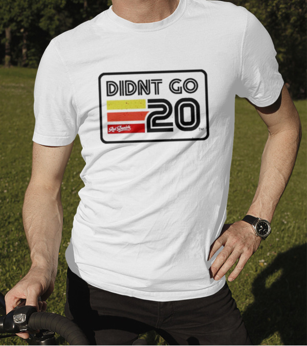 Didn't Go Rut Daniels 20 Racing Stripes Retro Motif T-Shirt