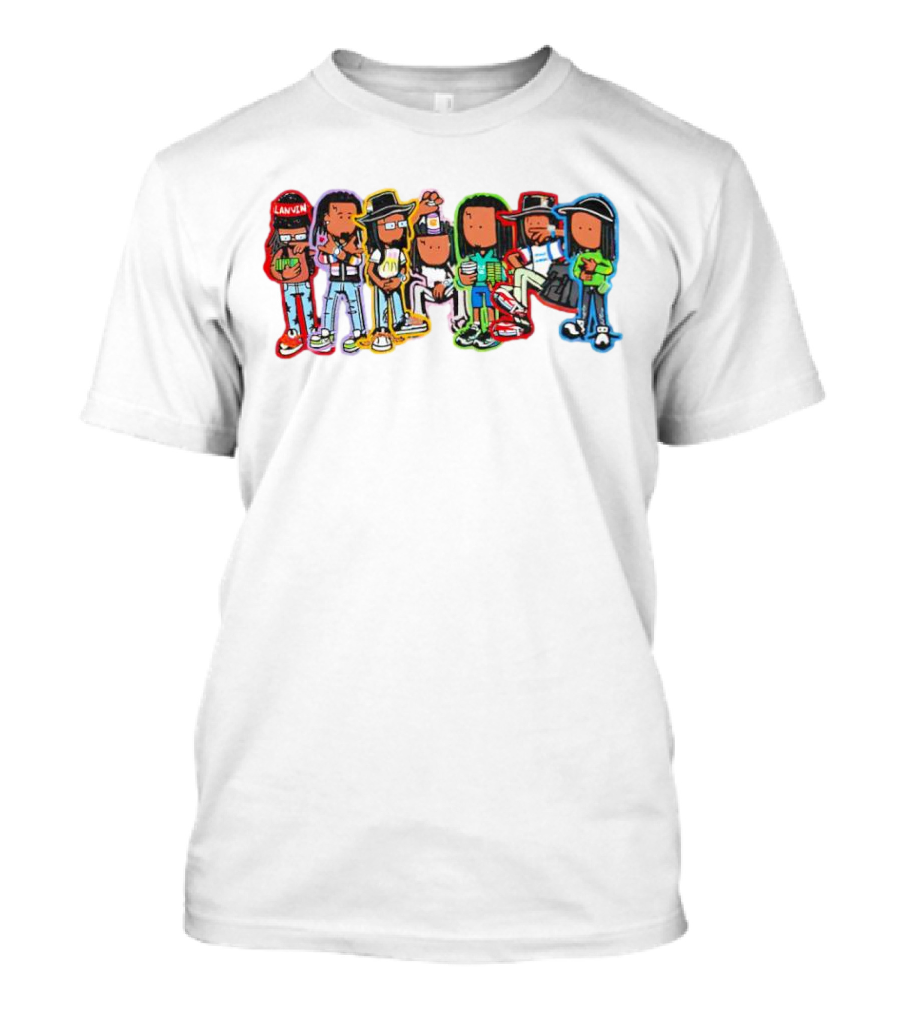 Flawless Like Me Cartoon Characters Street Fashion Lanvin T-Shirt