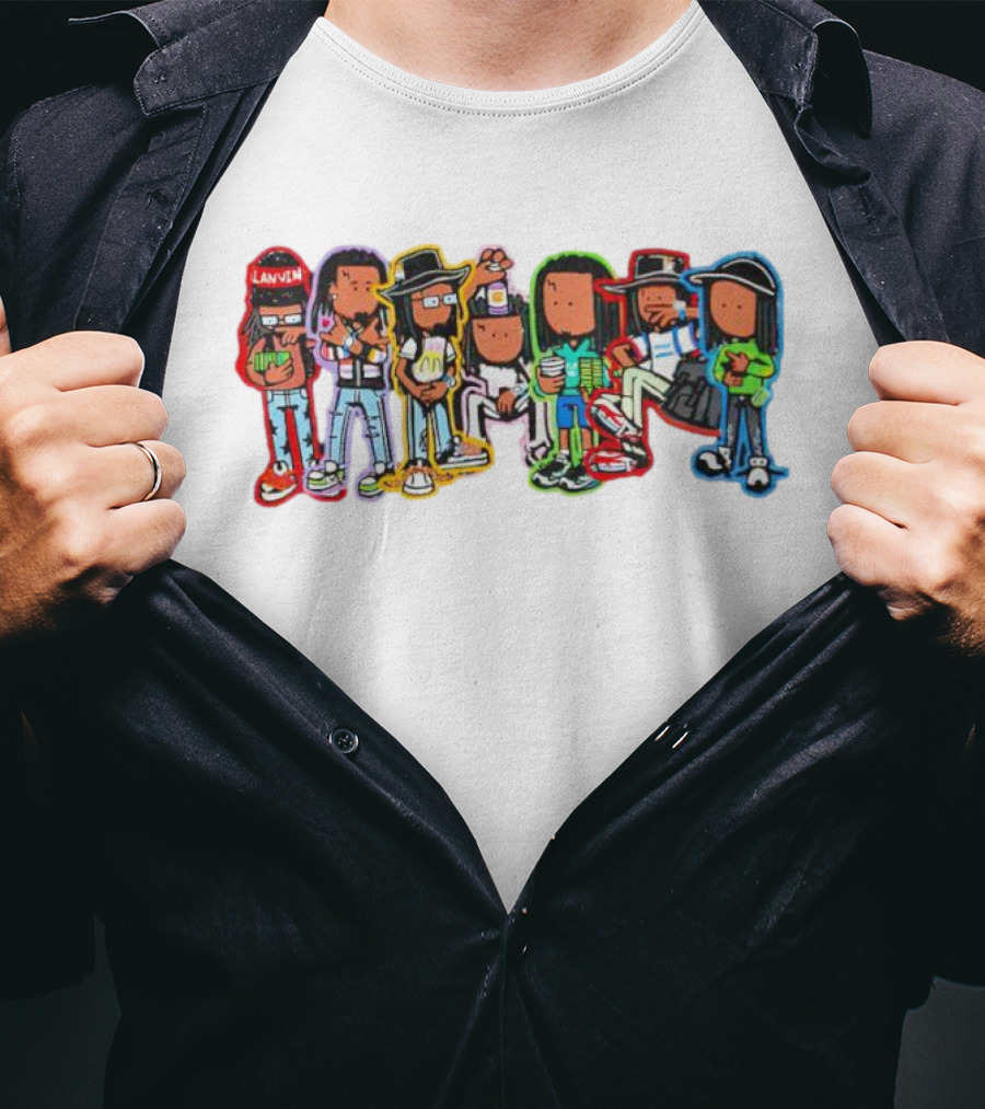 Flawless Like Me Cartoon Characters Street Fashion Lanvin T-Shirt