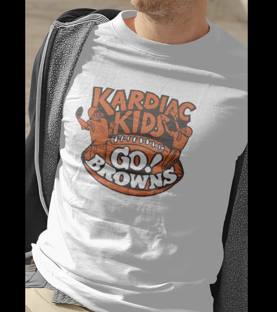 Kardiac Kids Go Browns Football T-Shirt