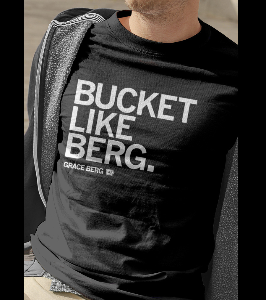 Bucket Like Berg Grace Berg Drake Bulldogs 43 T-Shirt