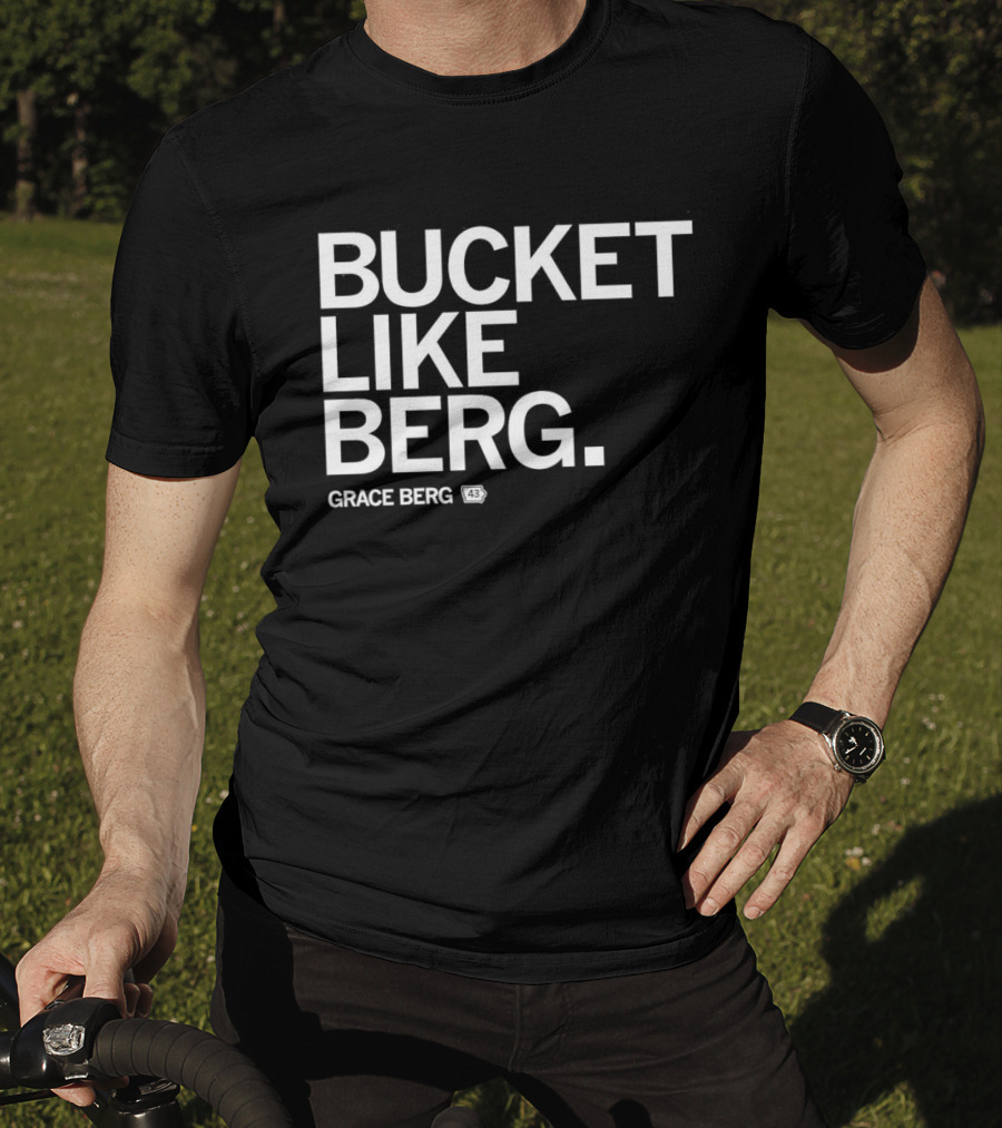 Bucket Like Berg Grace Berg Drake Bulldogs 43 T-Shirt
