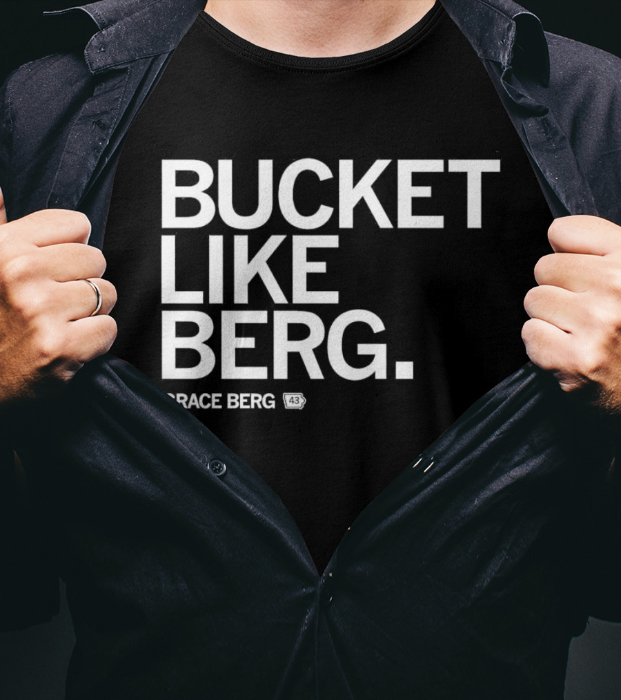 Bucket Like Berg Grace Berg Drake Bulldogs 43 T-Shirt