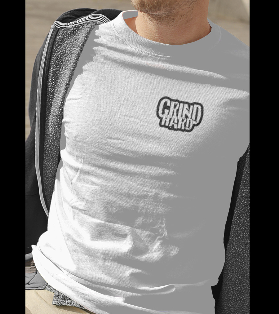 Grind Hard Baseball Team Motivation T-Shirt