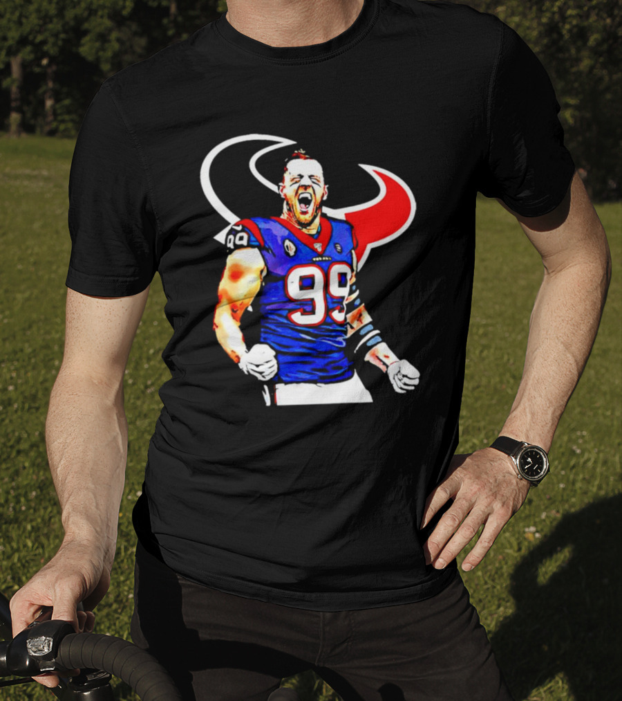Justin James Watt Houston Texans 99 Jersey T-Shirt
