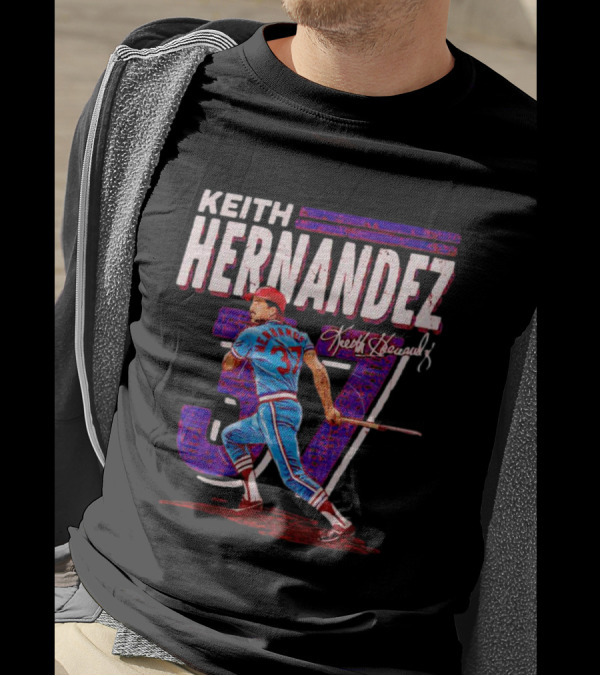 Keith Hernandez 37 Baseball Signature T-Shirt