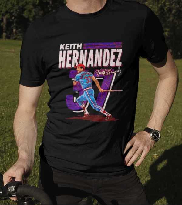 Keith Hernandez 37 Baseball Signature T-Shirt