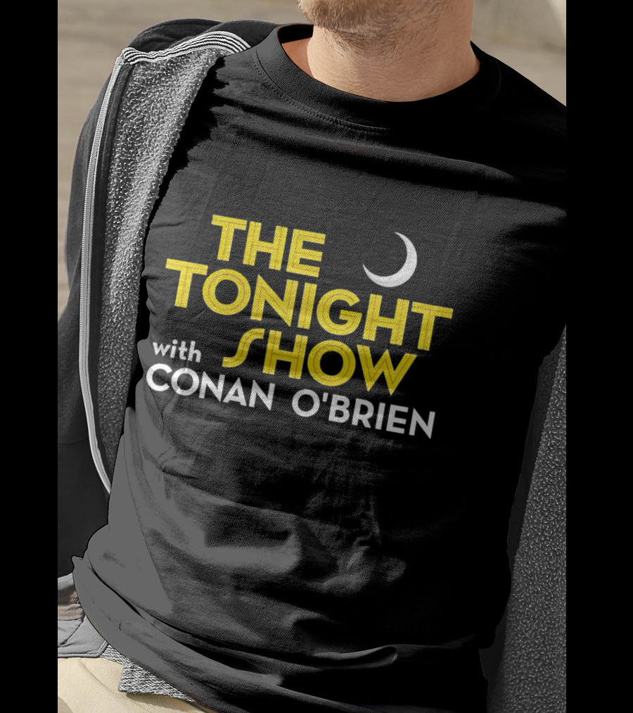 The Tonight Show With Conan O'Brien Classic Crescent Moon T-Shirt