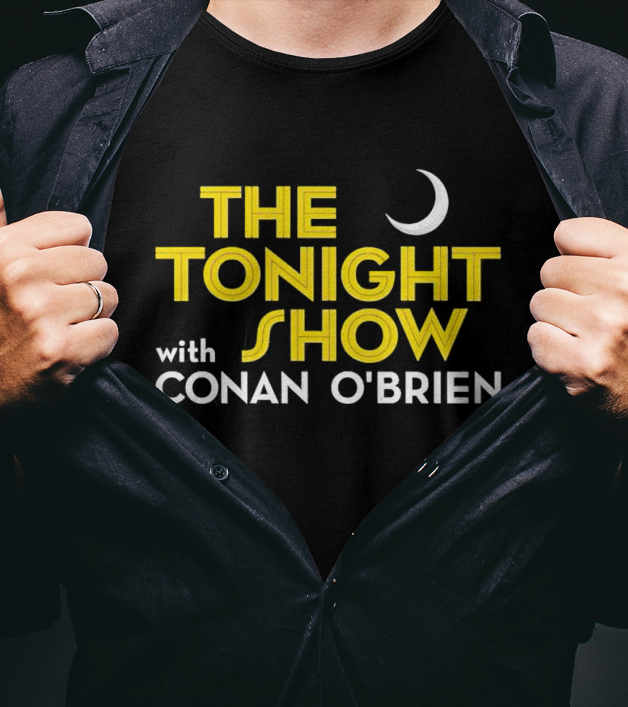 The Tonight Show With Conan O'Brien Classic Crescent Moon T-Shirt
