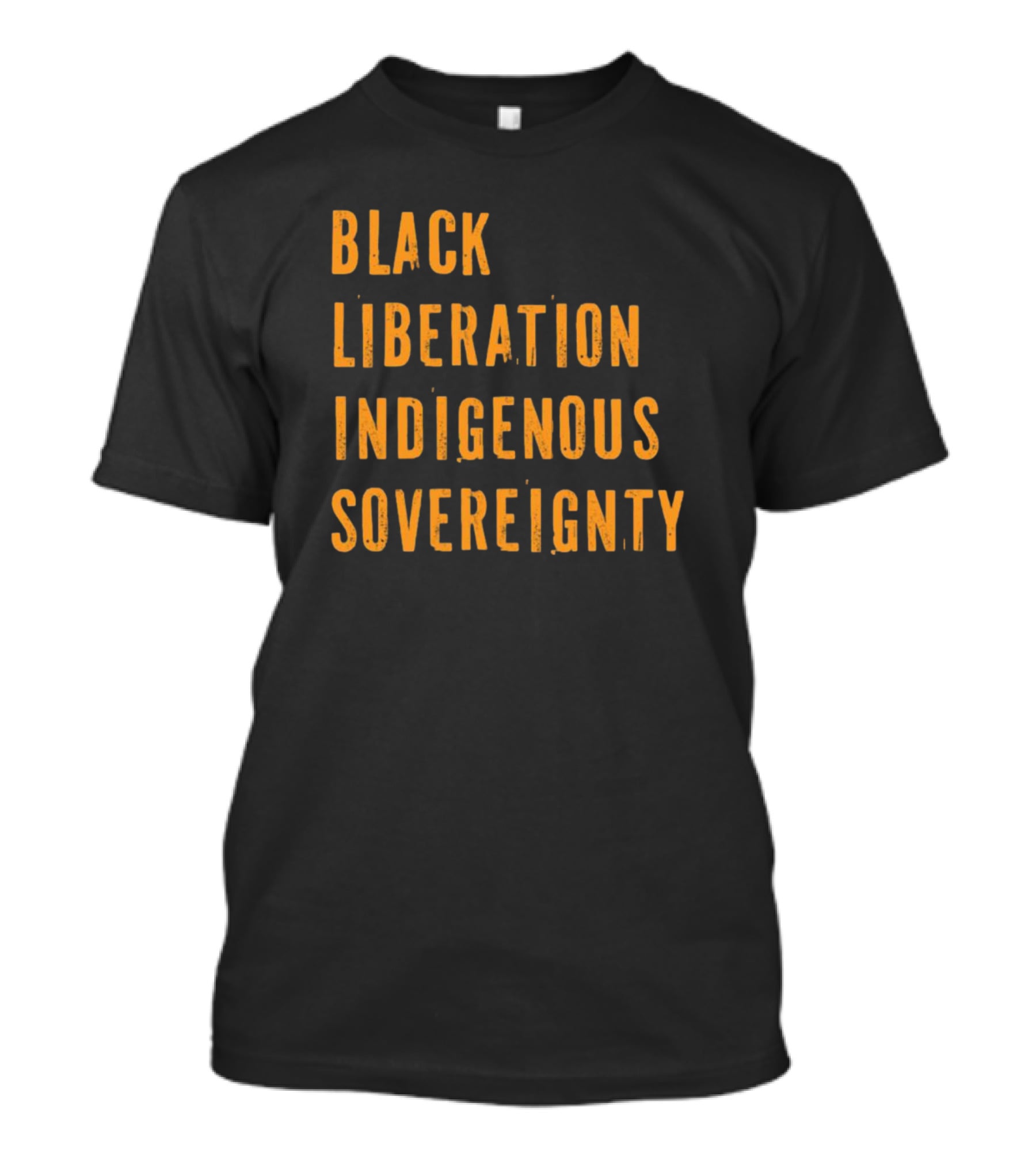 Black Liberation Indigenous Sovereignty Movement Empowerment T-Shirt