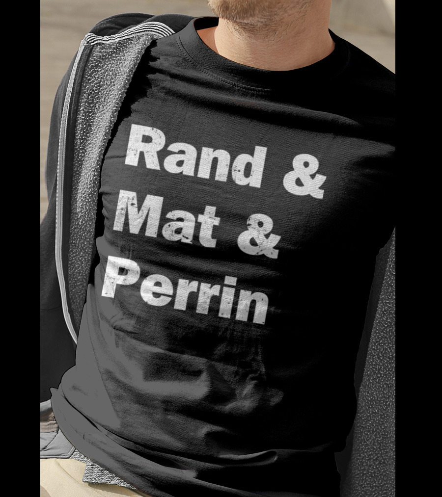 Rand And Mat And Perrin Wheel Of Time Characters T-Shirt