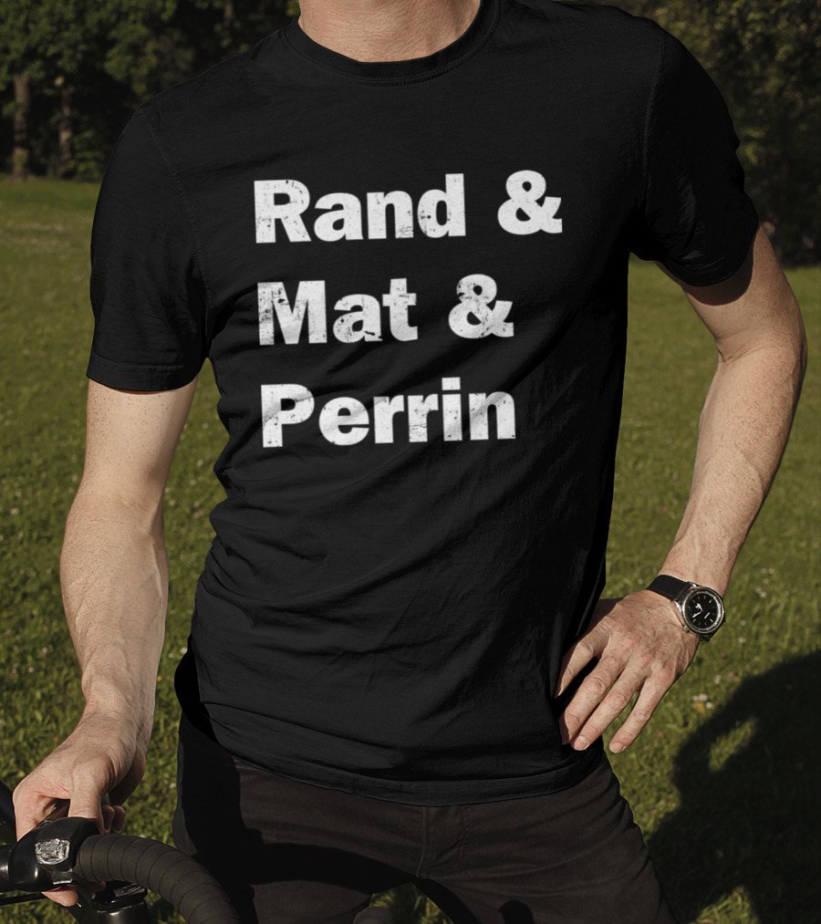 Rand And Mat And Perrin Wheel Of Time Characters T-Shirt
