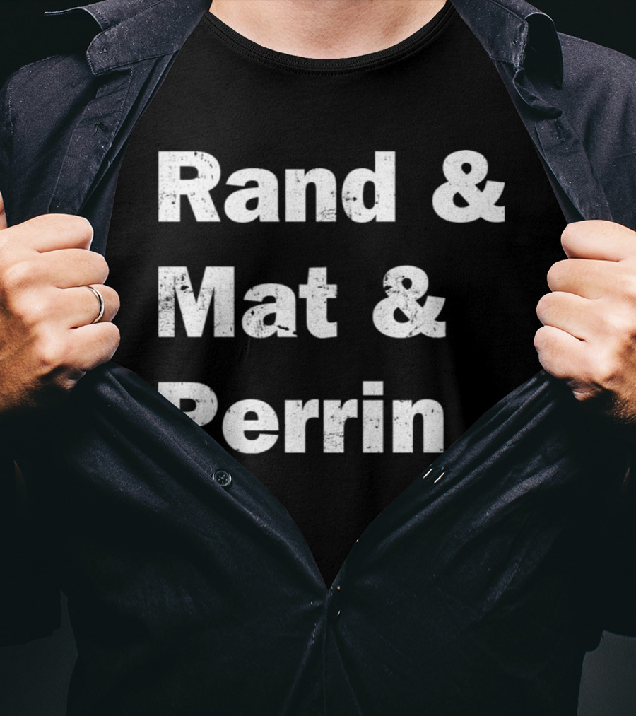 Rand And Mat And Perrin Wheel Of Time Characters T-Shirt