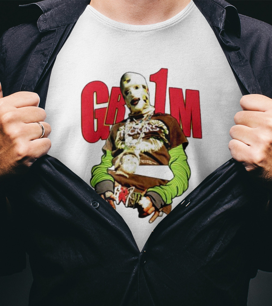 AWGE Grim Effigy With Masks And Layered Clothing T-Shirt
