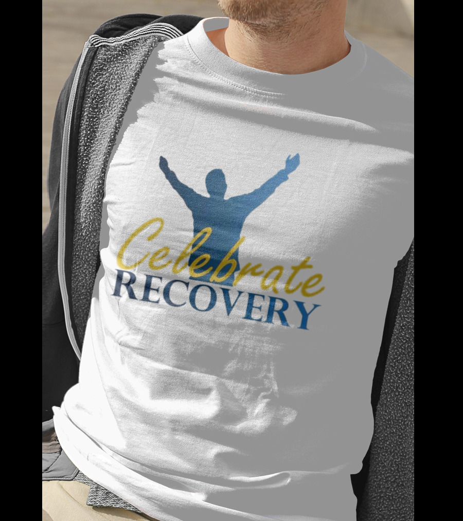 Celebrate Recovery Silhouette With Raised Arms T-Shirt
